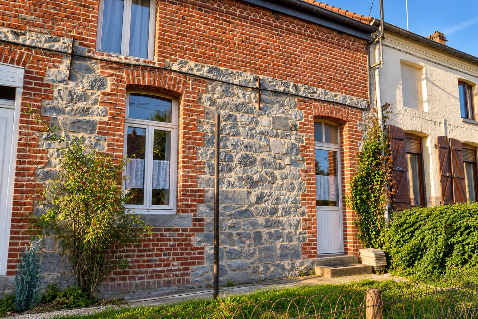 Façade du gîte Le 113 bis à Bachant près d'Aulnoye-Aymeries