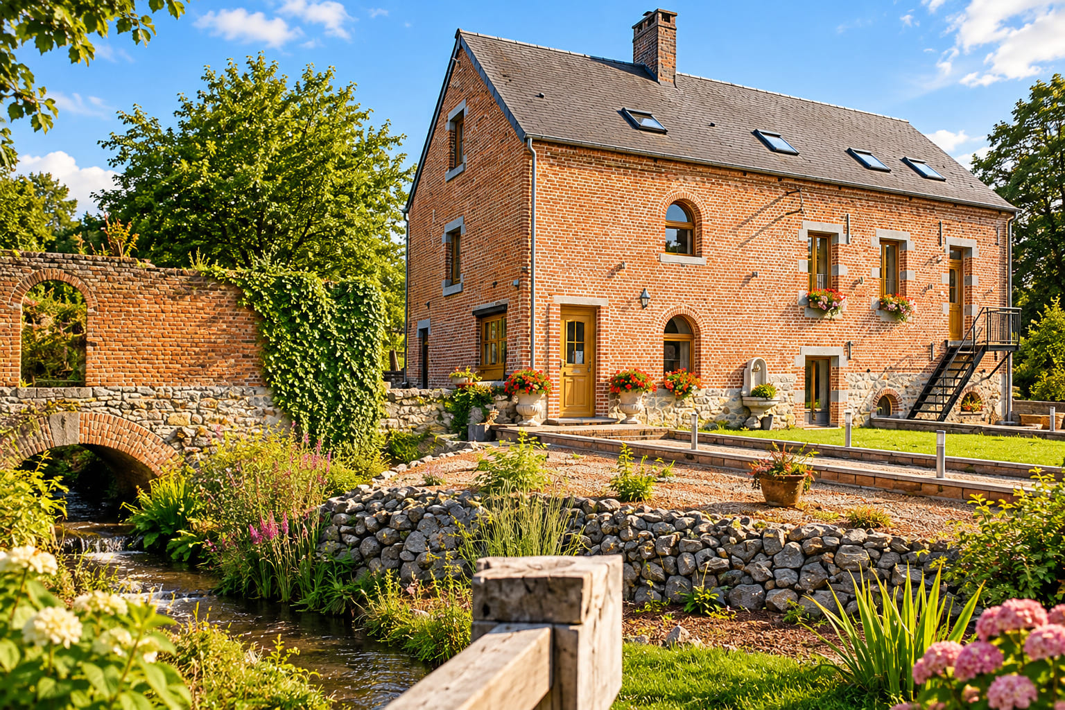 Le domaine Aux Logis de la Solre à Ferrière-la-Petite